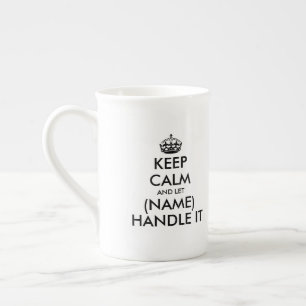 Tasse En Porcelaine Restez calmes et maniez-les avec des musiques de s