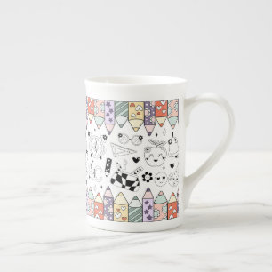Tasse En Porcelaine Retour à l'école
