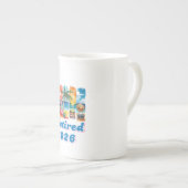 Tasse En Porcelaine Retraite de plage tropicale (Devant droit)