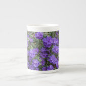 Tasse En Porcelaine Rhododendron pourpre fleurit (Devant)