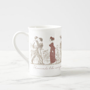 Tasse En Porcelaine Romance Régence