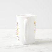 Tasse En Porcelaine Romantics Blooming Garden Monogramme (Dos)