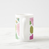 Tasse En Porcelaine Rose 17 (Dos)