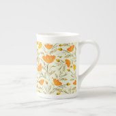 Tasse En Porcelaine Rose jaune (Droite)