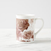 Tasse En Porcelaine Roses d'aquarelle 3 (Droite)