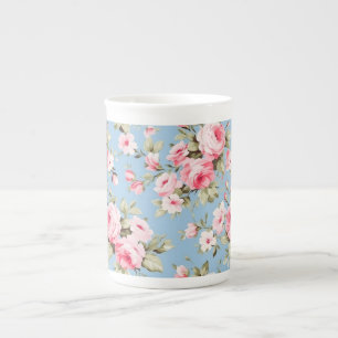 Tasse En Porcelaine Roses roses anglaises vintages