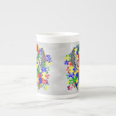 Tasse En Porcelaine Ruban Puzzle avec ailes (Devant)