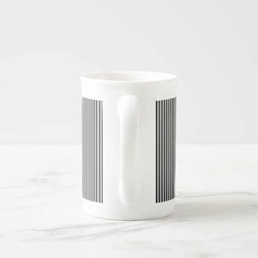 Tasse En Porcelaine Rythme vertical (Dos)