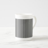 Tasse En Porcelaine Rythme vertical (Devant droit)