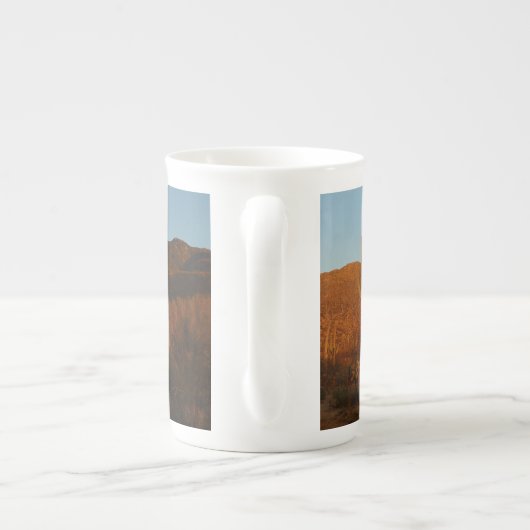 Tasse En Porcelaine Saguaro Sunset I Arizona Désert Paysage (Dos)