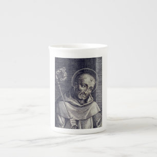 Tasse En Porcelaine Saint Bernard de Clairvaux Docteur melliflu