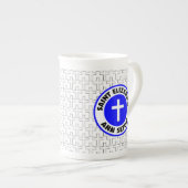 Tasse En Porcelaine Saint Elizabeth Ann Seton (Devant droit)