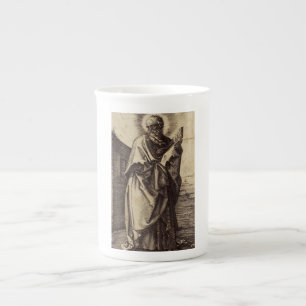 Tasse En Porcelaine Saint Paul l'Apôtre Professeur des Nations Art