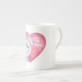 Tasse En Porcelaine Saint Valentin Poméranie Blanche (Devant droit)