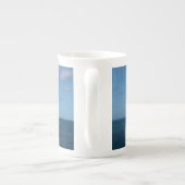 Tasse En Porcelaine Sainte-Lucie Horizon Océan Bleu (Dos)