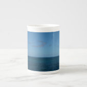 Tasse En Porcelaine Sainte-Lucie Horizon Océan Bleu (Devant)