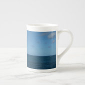 Tasse En Porcelaine Sainte-Lucie Horizon Océan Bleu (Droite)