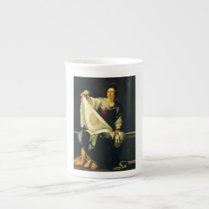 Tasse En Porcelaine Sainte Véronique Art Le Miracle du Saint Visage