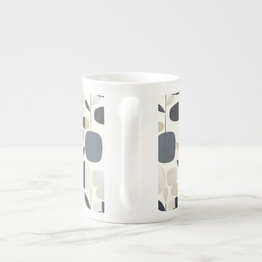Tasse En Porcelaine Scandi Motif No 3 | (Dos)