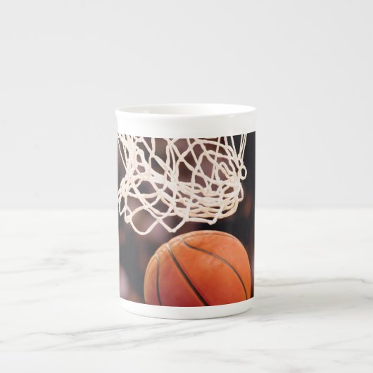 Tasse En Porcelaine Scoring de basket-ball (Devant)