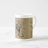 Tasse En Porcelaine Scorpio Constellation Hevelius 1690 Engraving (Devant droit)