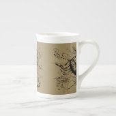 Tasse En Porcelaine Scorpio Constellation Hevelius 1690 Engraving (Droite)