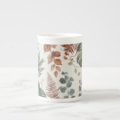 Tasse En Porcelaine Seamless boho botanical pattern Flowers  (Devant)