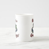 Tasse En Porcelaine Seas 'N salutations ! | Noël nautique (Devant)