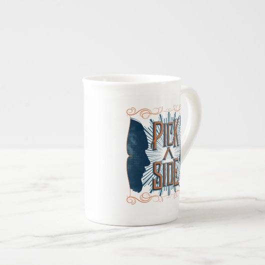 Tasse En Porcelaine Sélectionner Un Côté (Devant droit)