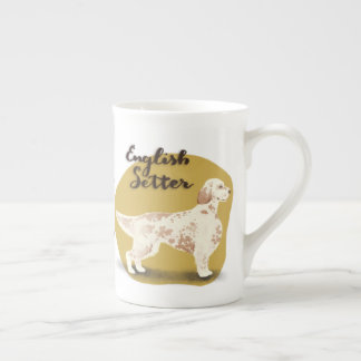 Tasse En Porcelaine Setter anglais