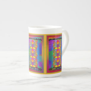 Tasse En Porcelaine Shades Et Motifs