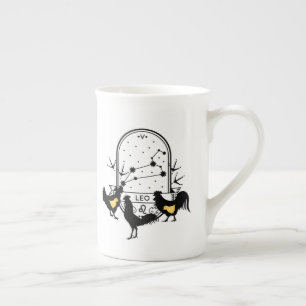 Tasse En Porcelaine Signe zodiaque et animaux de compagnie corresponda
