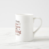 Tasse En Porcelaine Silhouette d'une danseuse - Design basé sur le psa (Droite)