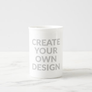 Tasse En Porcelaine Simplement - Créez votre propre