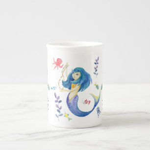 Tasse En Porcelaine Sirène dansante