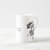 Tasse En Porcelaine Skeleton Couple (Devant droit)