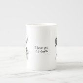 Tasse En Porcelaine Skeleton Couple (Devant)