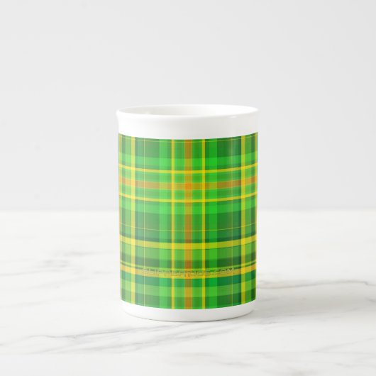 Tasse En Porcelaine SlipperyJoe's Saint Patrick's Day Pla vert-jaune (Devant)