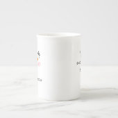 Tasse En Porcelaine Smiley mignon Snowman visage avec message (Devant)