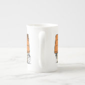 Tasse En Porcelaine Snoopy Halloween Spider Web Doghouse (Dos)