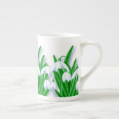 Tasse En Porcelaine Snowdrops (Droite)