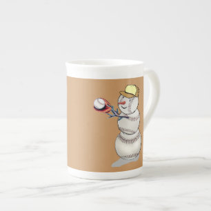 Tasse En Porcelaine Snowman