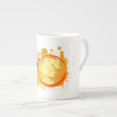 Tasse En Porcelaine Sois Comme Le Soleil, (Devant droit)