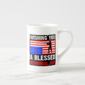 Tasse En Porcelaine Souhaitez-Vous Un Blessed Memorial Day-62237 (Droite)