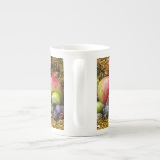 Tasse En Porcelaine Souris dans une pomme (Dos)
