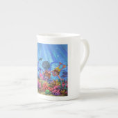 Tasse En Porcelaine Sous la mer (Devant droit)