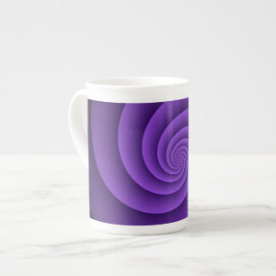 Tasse En Porcelaine Spirales Arrière - plans Abstraites douces IV