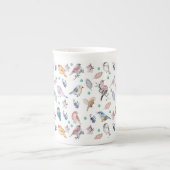 Tasse En Porcelaine Spring Birds Pattern (Devant)