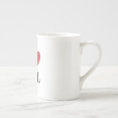Tasse En Porcelaine SQL coeur (Droite)