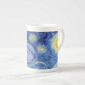 Tasse En Porcelaine Starry Night Moon Vincent van Gogh (Devant droit)